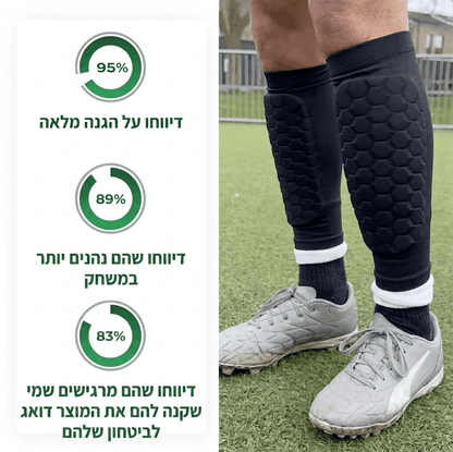 ™HitGuard - מגני שוקיים למניעת כאבים ופציעות